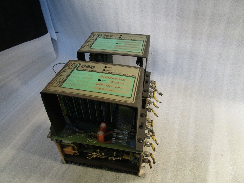 (2) Gettys 360 Axis Drives / Servo Drives For Parts.