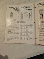 Vintage Honeywell MICRO SWITCH One-Shot Pushbutton Switch Assemblies Data SHEET
