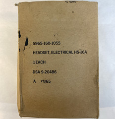 HEADSET ELECTRICAL HS-16 A 5965-160- 1055