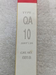 Kearney 6818 Fuse Link Type QA 10 Ampere Cooper Power Fit-All Medium Voltage MV