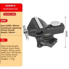 Table ViseIndustrial Grade Table Vise Universal Dual Head Table Vise