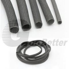 Black Heat Resistant Sleeving Cable Wire High Temperature Component Lead Heat