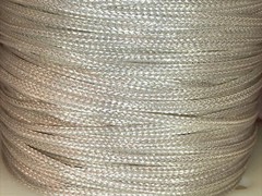 .039” I.D. Tubular Silver Plated Copper Braid Sold in 10 ft. Increments