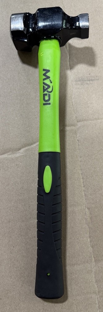 Madi 35oz Milled Lineman Hammer w/ Staple & J Hook Puller MLH-1 NEW