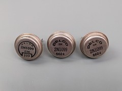 (3) DELCO GM 2N1099 Power Transistors