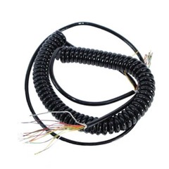 12-21 Cores Spring Spiral Cable Coiled Cable for CNC Handheld Encoder MPG