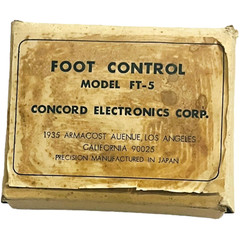 Foot Control Model FT-5 Concord Electronics Corp – Vintage NEW