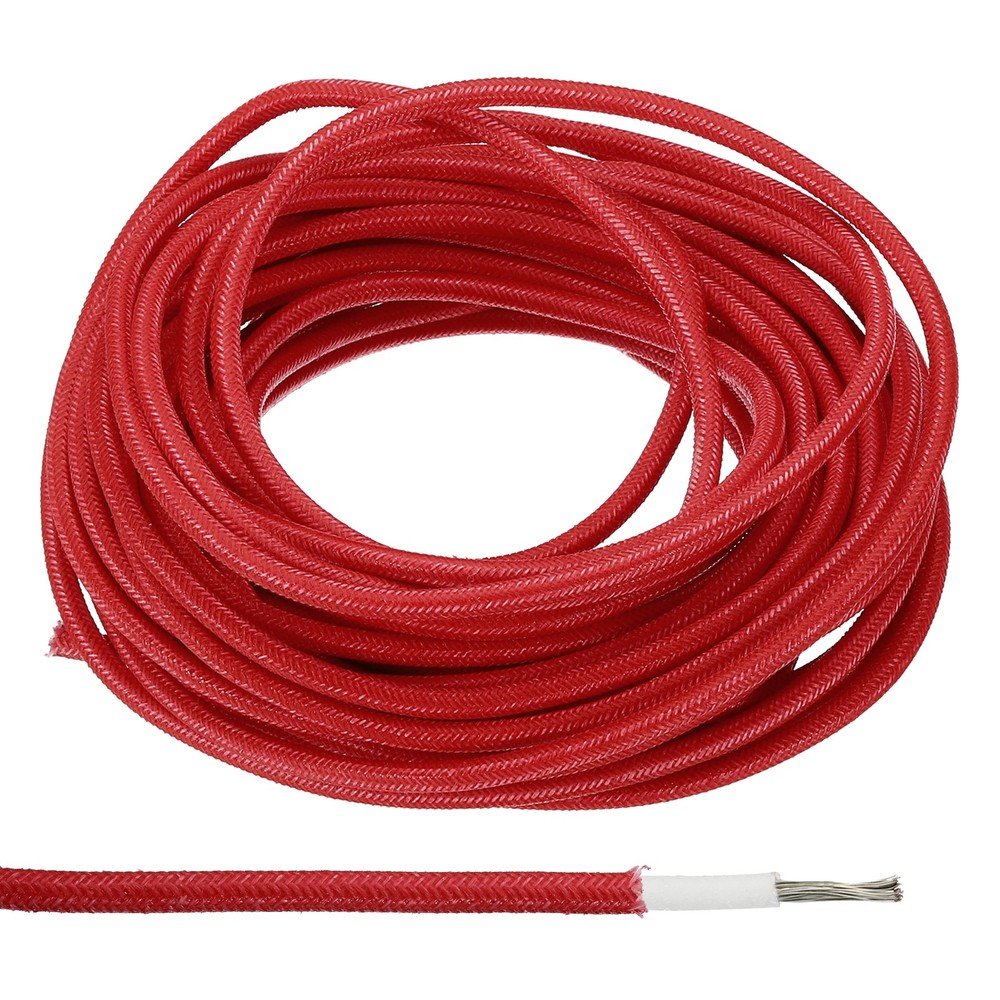 9.8Ft 18AWG Electronic Wire -30 to 200 Degree High Temperature Resistant Red