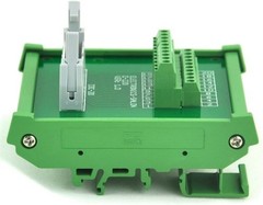 DIN Rail Mount Flat Cable 0.1 Inch FRC Connector Interface Module IDC30 2x15Pin
