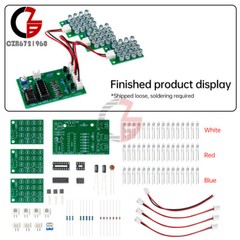CD4017+NE555 Water Flow Light DIY LED Electronic Kit Soldering Learning Project