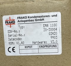 Frako EMA 1100 1101 Energy Management System Mains Analyzer V3.0