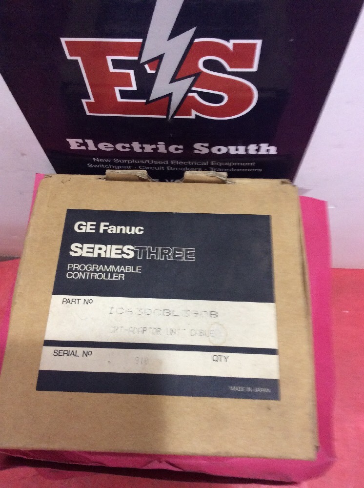 GE Fanuc SeriesThree Programmable Controller CRT-Adaptor Unit Cable IC630CBL390B