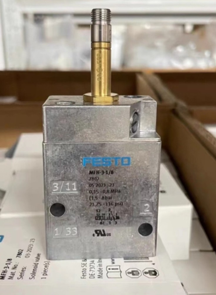 Electromagnetic valve MFH-3-1/8 7802 accessories
