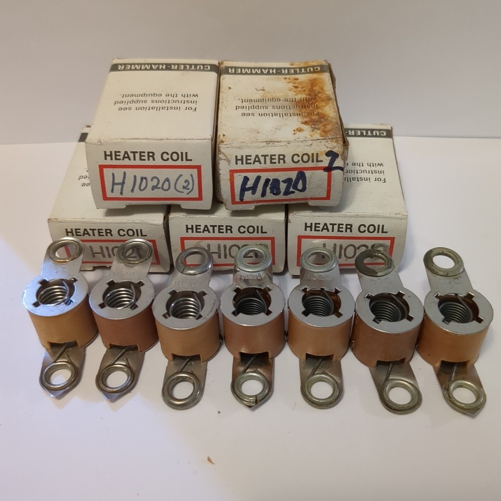 Cutler Hammer H1020 Overload Heater Element, Lot Of 7