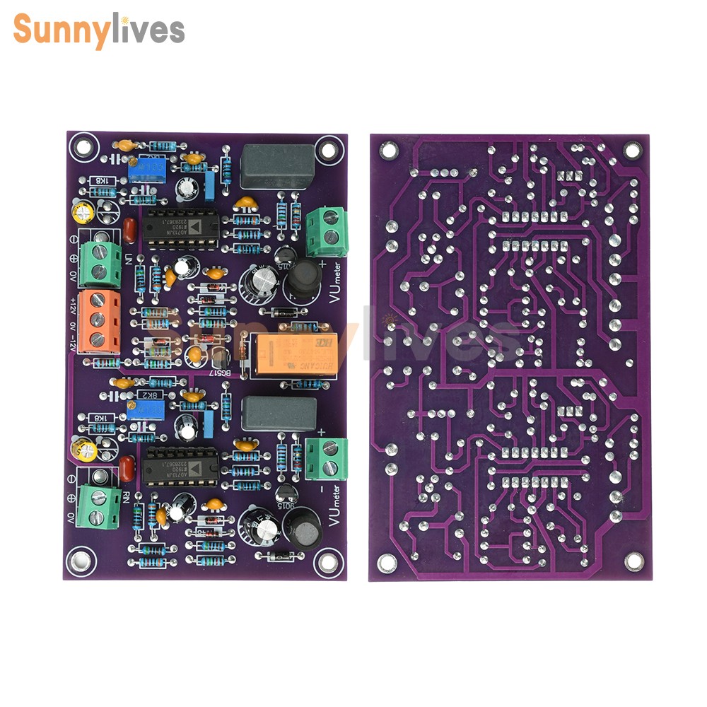 DC12-15V Positive&Negative Power Supply Professional VU Meter Head Driver Board