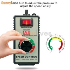 4000W Electronic Voltage Regulator Stepless AC Motor Speed Controller 110V/220V