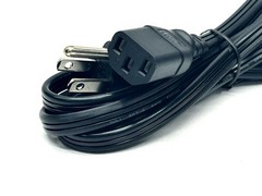 6ft IEC320 C13 to NEMA 5-15P AC Power Cord for Desktop Computer Server Rack