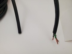 Southwire Seoprene Cord 3C 16 AWG SJE00W 300V -50C-105C Black Jacket 100 Ft.