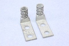 2 Burndy YAV26L2TC38FX90 Copper Compression Lug 2/0 AWG 3/8″ Stud Terminal Lugs