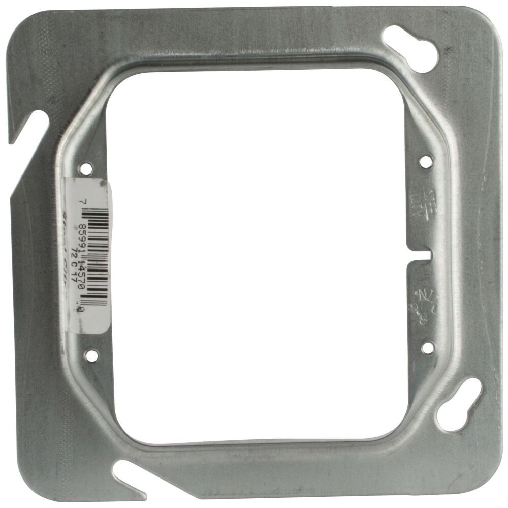 Steel City 72-C-17, 4-11/16″, 1/2″ Raised, 2 Device, Outlet Box Cover, 1 pc