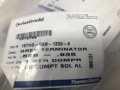 NEW Elastimold 16THG-GAB-1230-4 16THG Class 1 Single Piece Grey Terminator