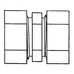SEPCO 1021F, 4″, Die-Cast Zinc, Concrete Tight, Compression, EMT Con Cplg, 1 pc