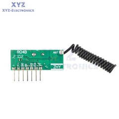 315MHz RF Module Receiver Remote Control 4-Way Learning Decoder Board DC3.3~5V