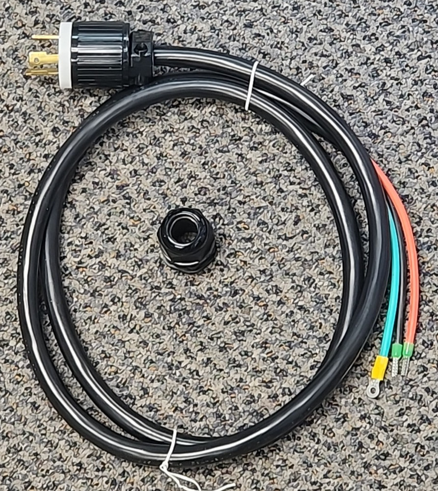 Power Cord Kit NEMA_l6-30p_sjto_10awg-3c/240V/30A/6 ft/for coffee machines