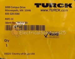 New Turck RKFC-CC 1-1/8 in Minifast Closure Cap w Lanyard – Free Shipping