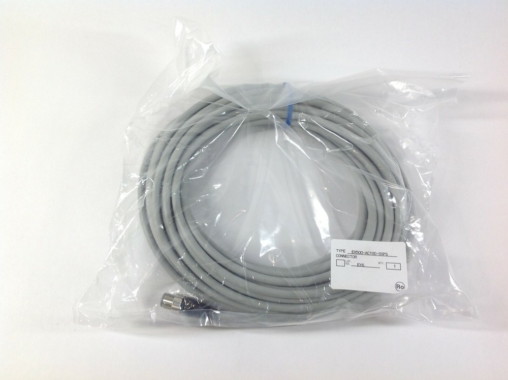 SMC EX500-AC100-SSPS M12 8 Pin to M12 8 Pin Cable 10M