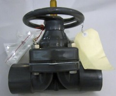 ITT Grinnell DIA-FLO 2″ Manual Diaphragm Valve, PVC Socket Weld Connection, New