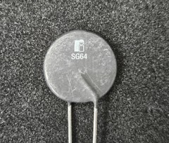 SG64, Inrush Current Limiter, 7 OHM 10A, 24.1mm Dia, Ketema, Qty- 3 pcs