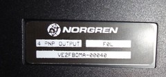 Norgren VE2FBOMA-00040 4 PNP Output Module NEW