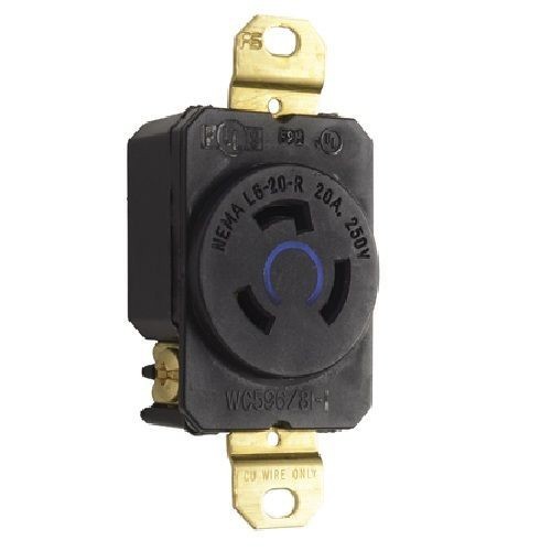 P&S L620-R Twist Lock Receptacle 20A 250VAC 2 poles, Electrical Connector