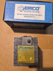 SPLICE CONDUCTOR, SSC-1V, ERICO CADWELD, 2 AWG, STRAIGHT SPLIT BARREL SINGLE END
