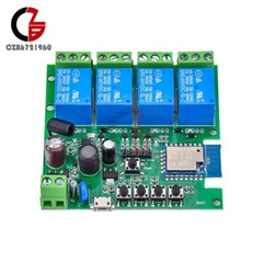 4 Channel 433MHz Wifi Smart Switch Module APP ControlAC85V-250V/Micro USB 5V