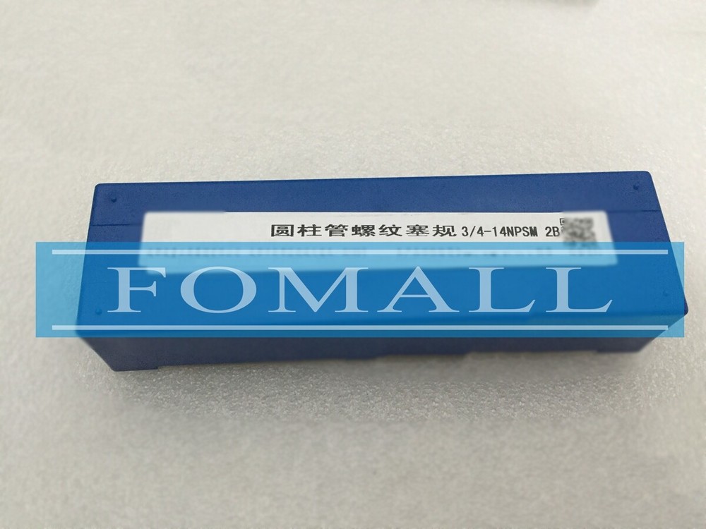 Qty:1 New For 3/4-14 NPSM 2B Thread plug gauge 3/4-14 NPSM-2B
