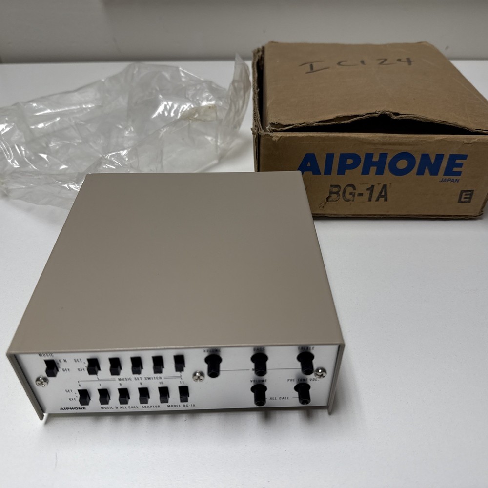 AIPHONE BG-1A BGM ALL CALL ADAPTOR Open Box- New