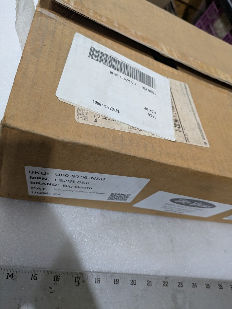 Big Beam LS2SE6S8 LED Emergency Light 120/277V 8W NEMA Rated Wet Location Unit