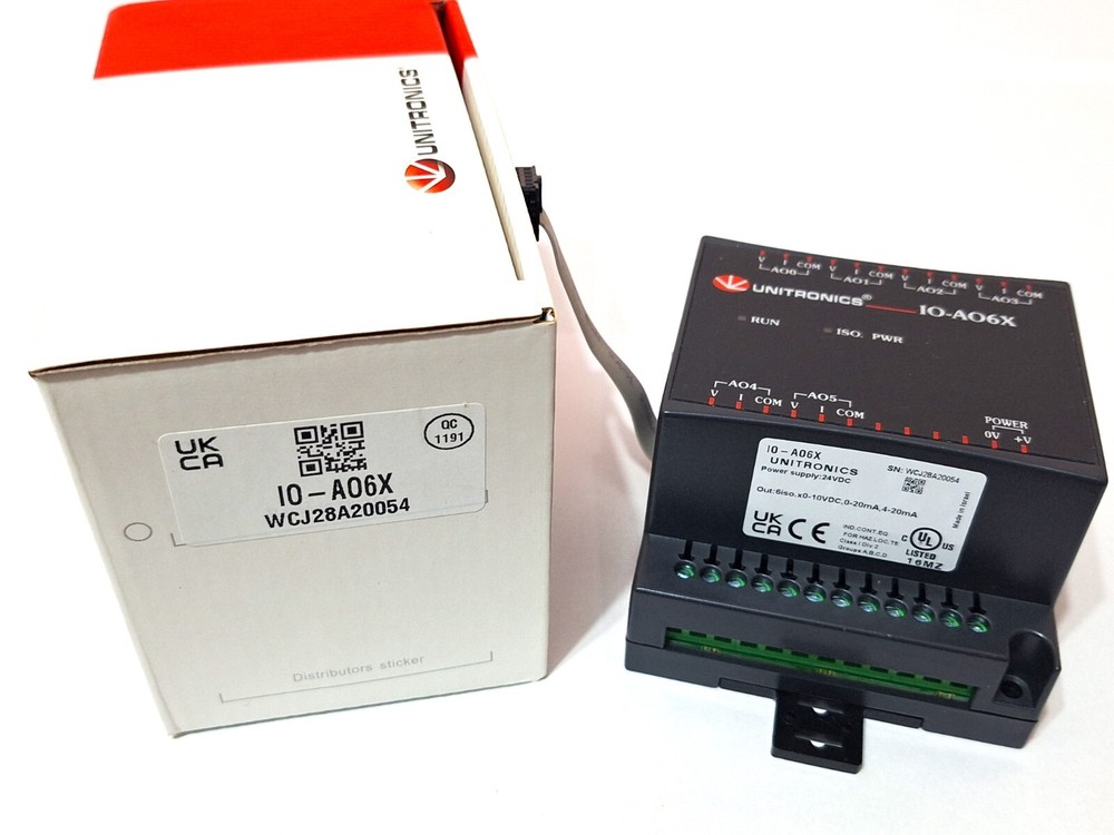 Unitronics IO-AO6X I/O Expansion Modules 8 Isolated Analog Outputs