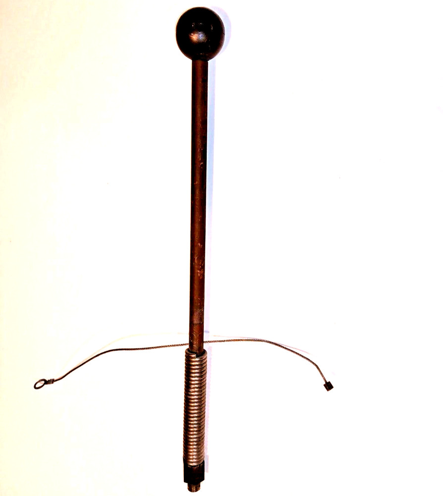 Vintage, 1/2″ x 16-1/2 ” Copper Lightning Rod W/ Ball End, Great Steam Punk Item