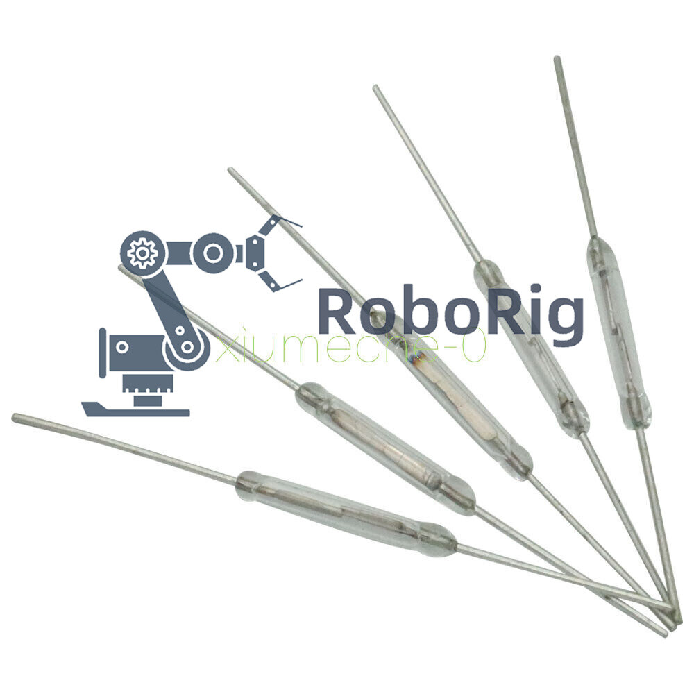 10Pcs 10-15AT 2 x 14mm MKA-14103 Tone Leads Glass N/O SPST Reed Switches NEW