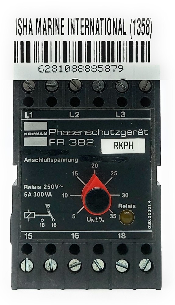 Kriwan FR 382 Phase Protection Device 65 C 134