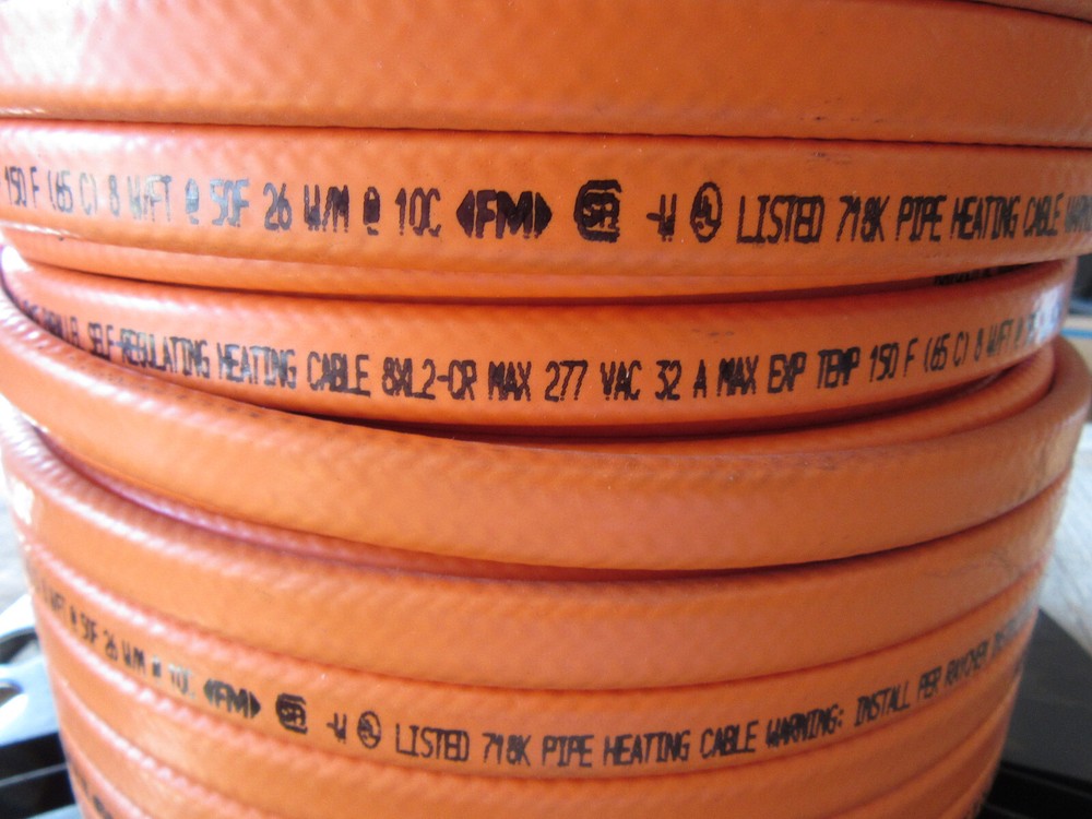 Raychem 8XL2-CR XL-Trace Parallel Heat Tracing Cable 8W, 208-277V Sold in Feet