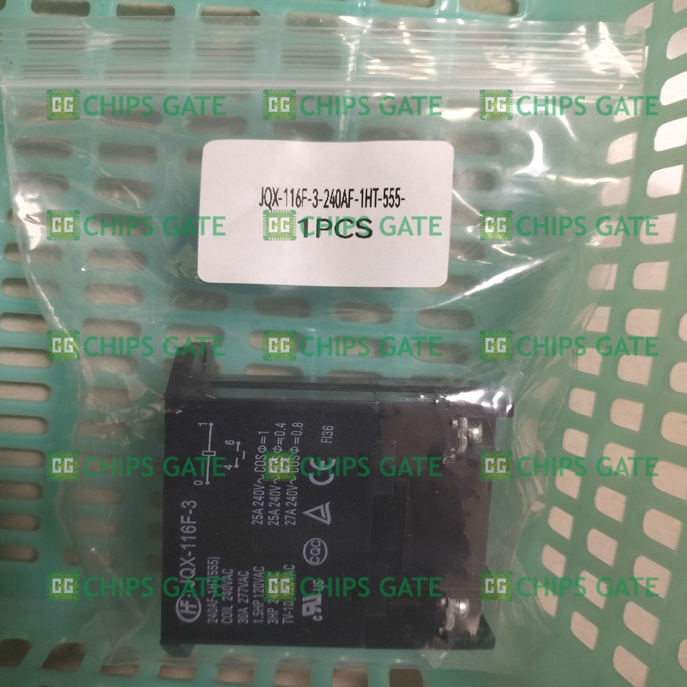 1PCS JQX-116F-3-240AF-1HT(555) Power Relay 30A 240VAC