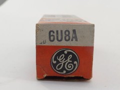 *Lot of 9* General Electric Vacuum Tubes, 5AV8, 6AW8A, 6BK5, 6BC8, 3CB6, 6BY6…