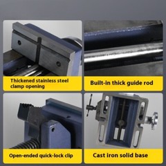 Precision Cross Plain Vise Workbench Bidirectional Mobile Vise Workbench