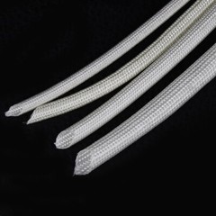 White Heat Resistant Sleeving Cable Wire High Temperature Component Lead Heat