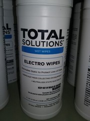 180 Total Solutions Electro Wet Wipes Eliminate Static Electronic Equipment 1449