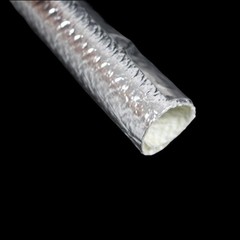 Self-Wrap Aluminum Heat Reflective Sleeve – 6mm x 39″ for Auto Wiring Protection